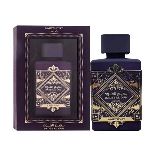 Lattafa Bade'e Al Oud Amethyst for Unisex Eau de Parfum Spray, 3.4 Ounce / 100 Ml